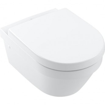 Унитаз с вертикальным смывом VILLEROY & BOCH 4694 HRR1 ARCHITECTURA DIRECTFLUSH 4694 R0 XX c cиденьем для унитаза SOFTCLOSING 98M9 C101)